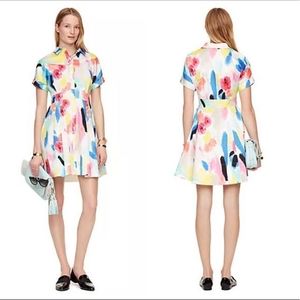Kate Spade watercolor shirtdress